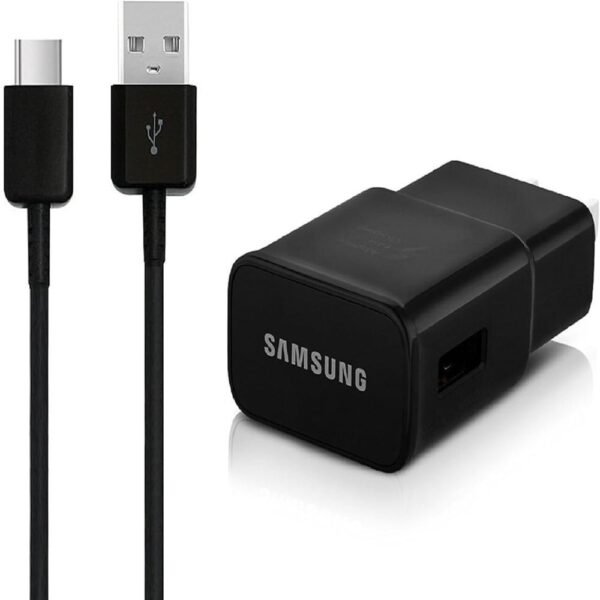 Samsung EP-TA20JBEUGUS Fast Charge USB-C 15W Wall Charger for Galaxy Note 8, 9, Galaxy S8, S8+, S9, S9+, S10, S10+, S10E (Black)