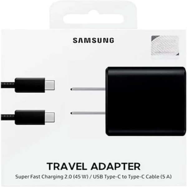 Samsung Official 45W USB-C Super Fast Charging Wall Charger (Black)