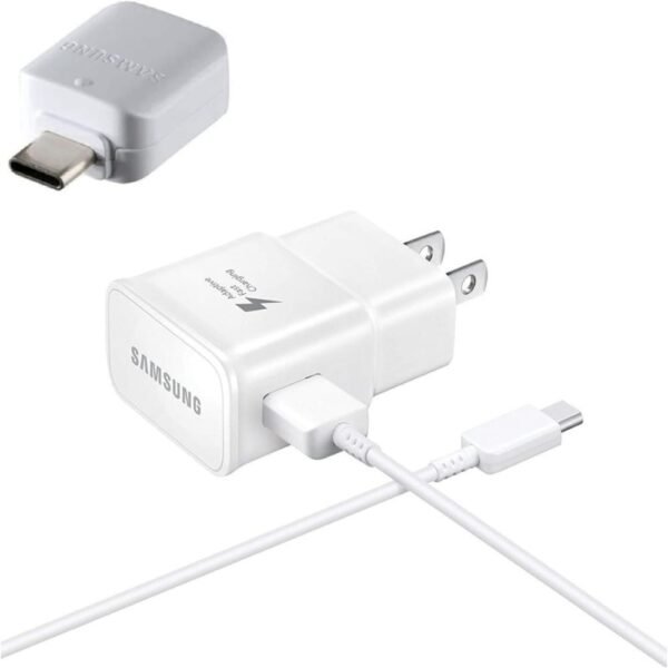 Samsung Fast Adaptive Wall Adapter Charger for Galaxy S10 Lite S9 Plus Note 9 S8 Note 8 EP-TA20JBE (White)