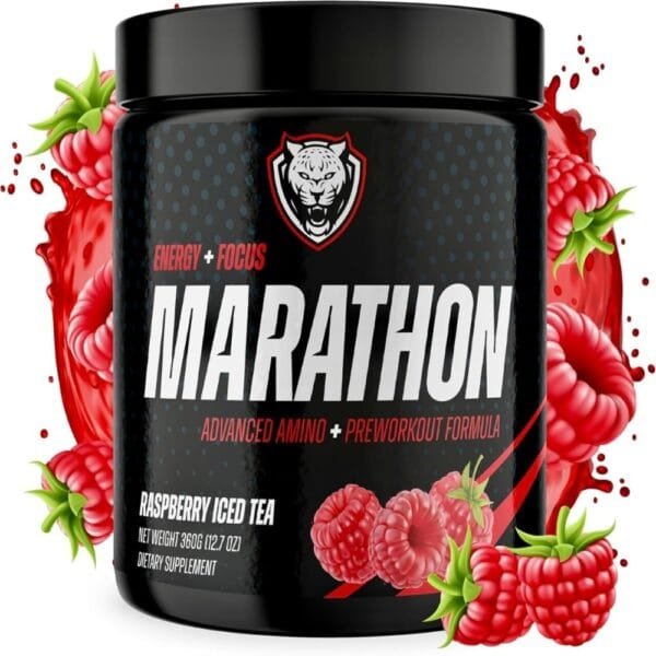 6AM Run Marathon Pre-Workout – Raspberry Iced Tea, 40 Servings